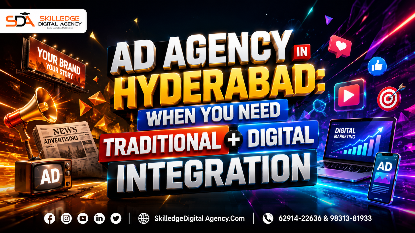 Ad Agency in Hyderabad When You Need Traditional + Digital Integration