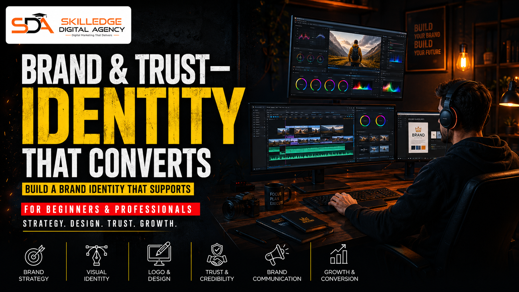 Brand & Trust—Identity That Converts Build a brand identity that supports