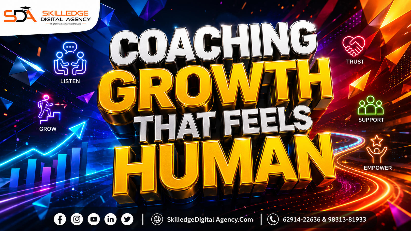 Coaching growth that feels human Digital marketing for schools and coaching centers explained