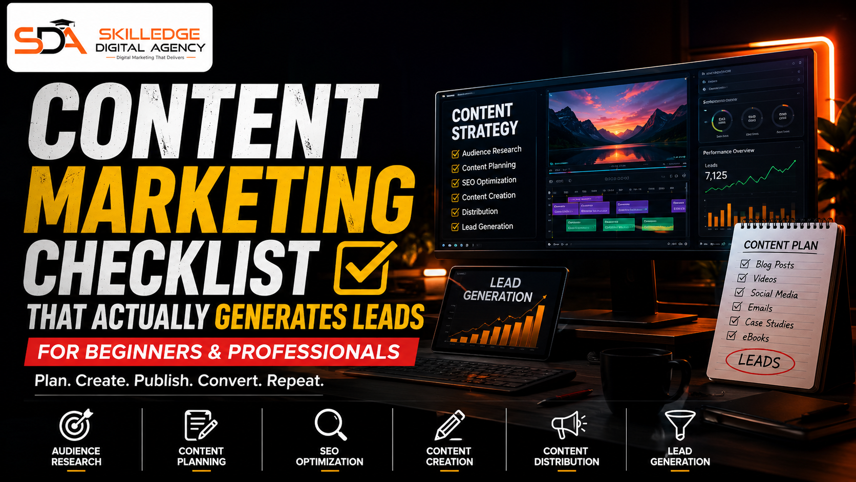 Content Marketing Checklist That Actually Generates Leads