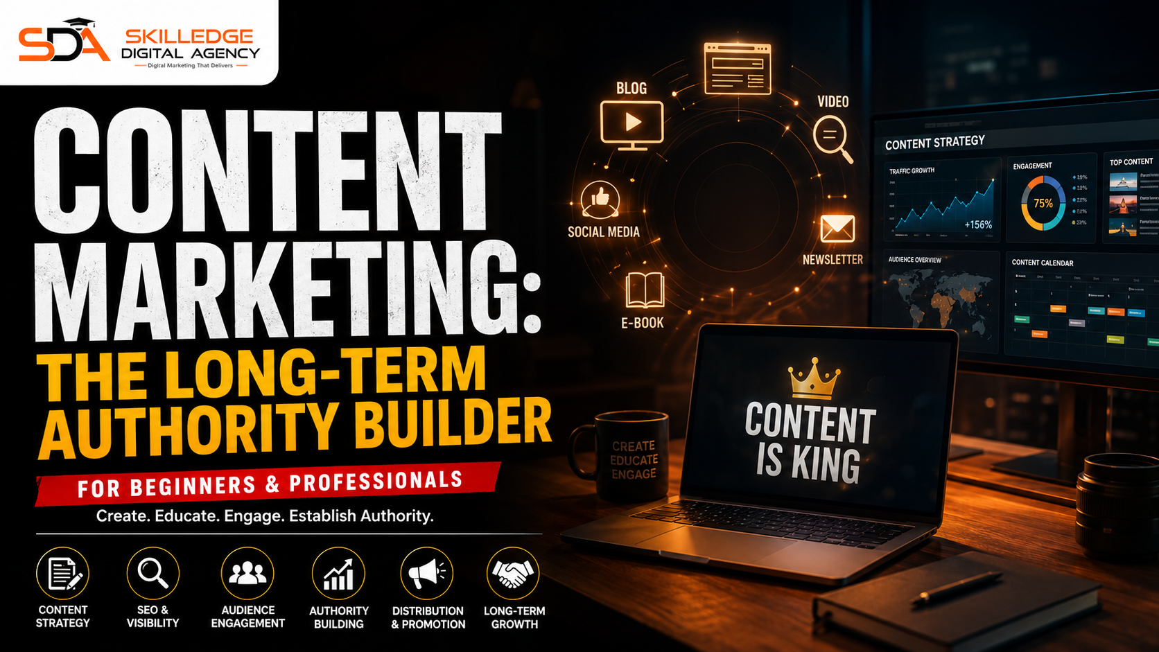 Content Marketing The Long-Term Authority Builder: How much does digital marketing cost in India