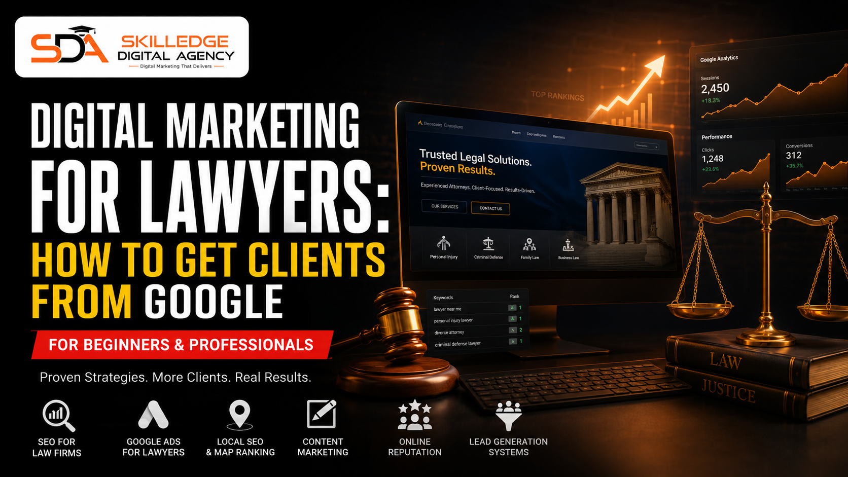 Digital Marketing for Lawyers: How to Get Clients from Google Without Wasting Ad Spend