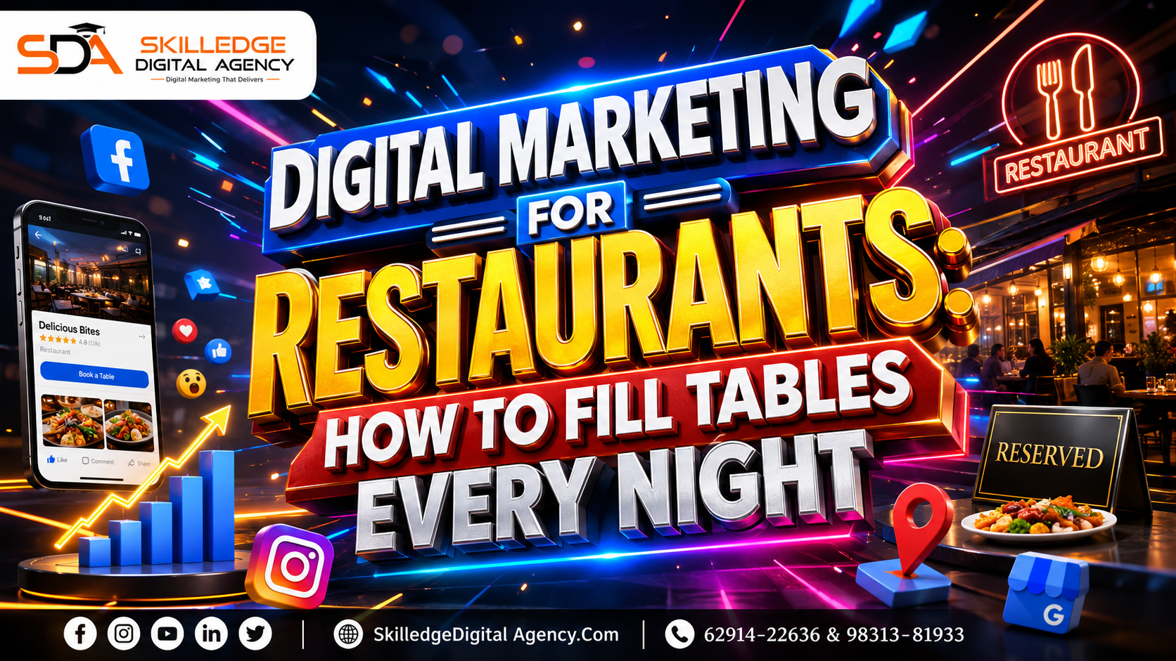 Discover the proven digital marketing for restaurants strategy that fills tables nightly. Learn local SEO, social media, email, and paid ads tactics that work in 2026.