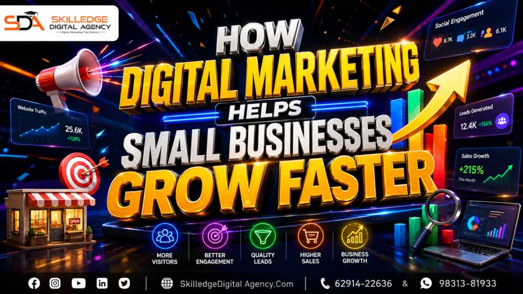 How Digital Marketing Helps Small Businesses Grow Faster