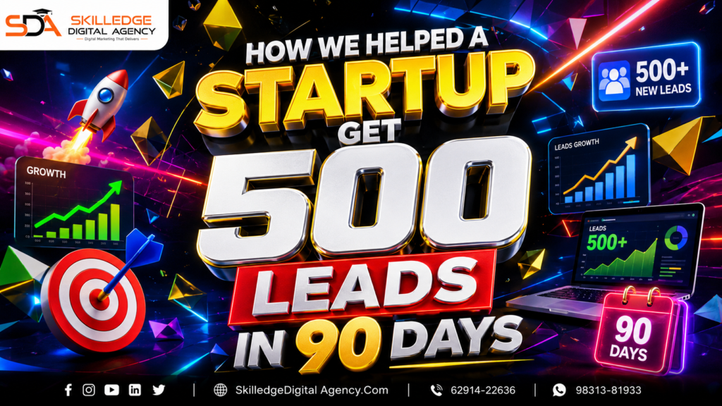 How we helped a startup get 500 leads in 90 days