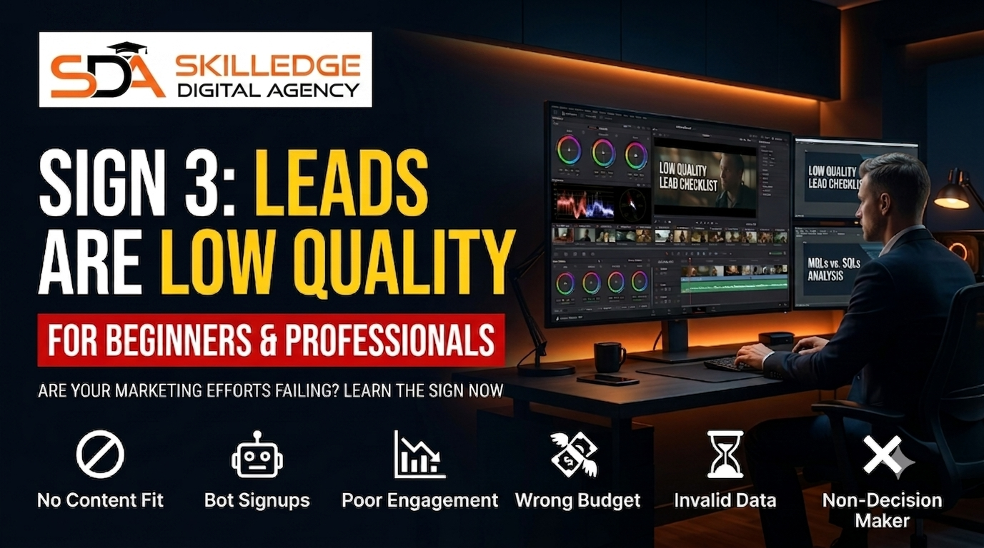 Leads are low quality