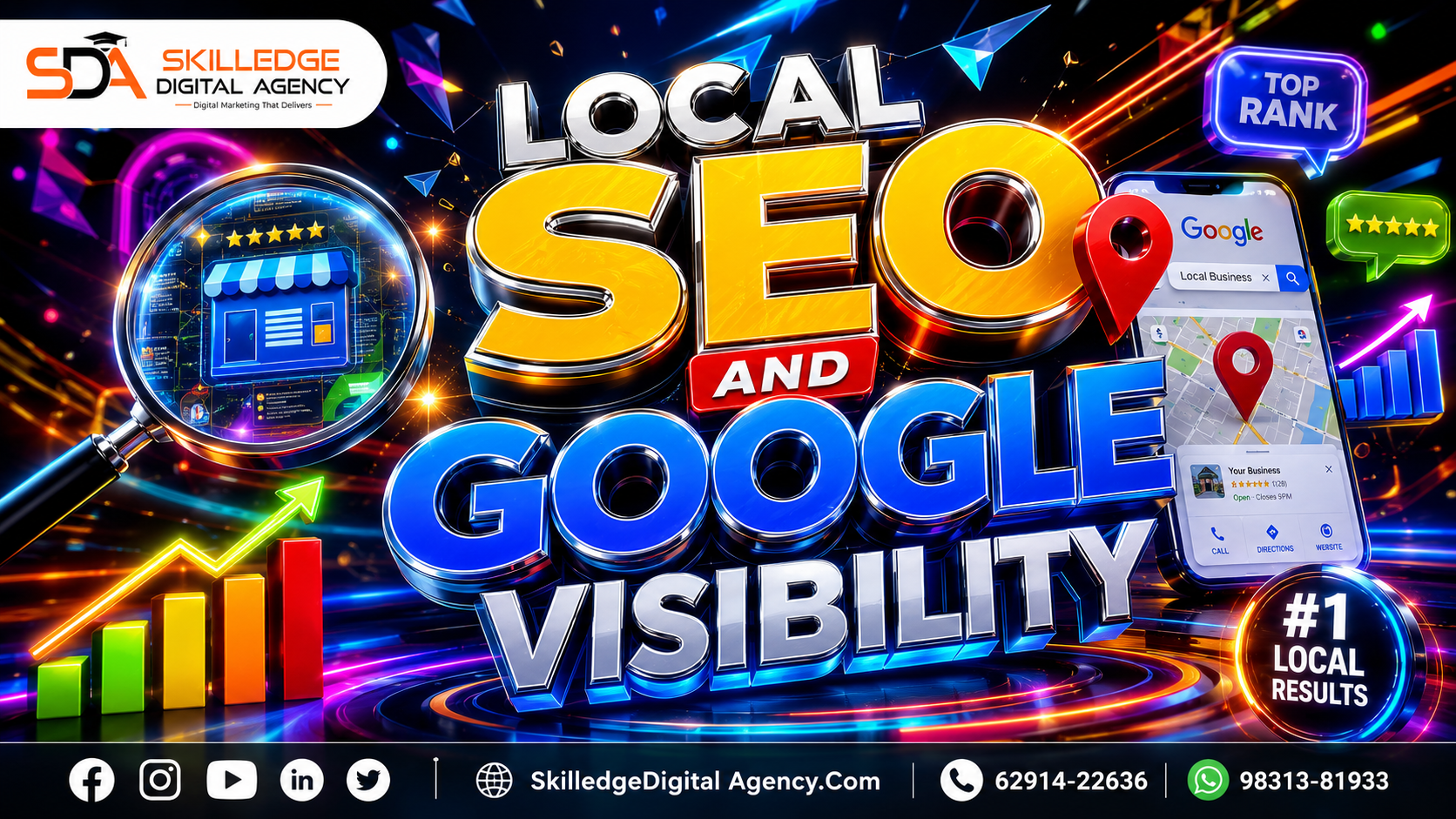 Local SEO and Google visibility: How photographers grow their business with social media and SEO