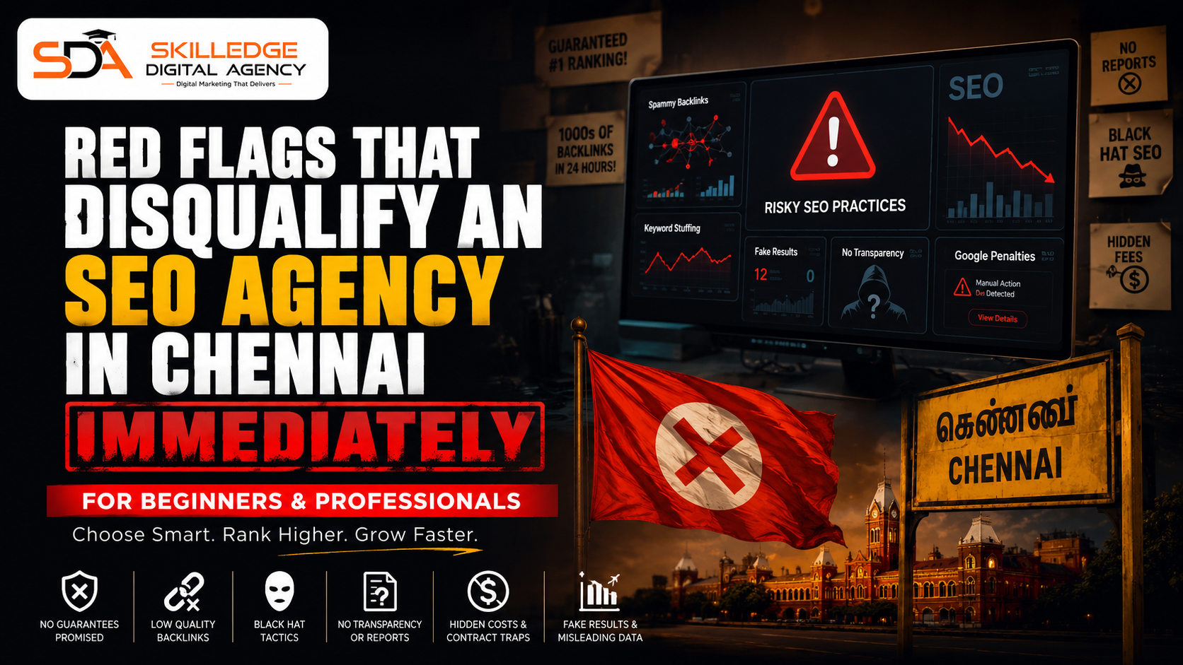 Red Flags That Disqualify an SEO Agency in Chennai Immediately: Best SEO companies in Chennai: what to look for