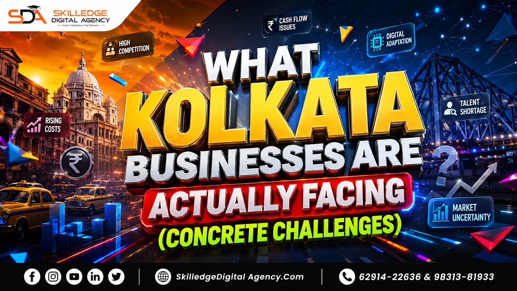 What Kolkata Businesses Are Actually Facing (Concrete Challenges): Why Kolkata businesses are turning to digital marketing agencies