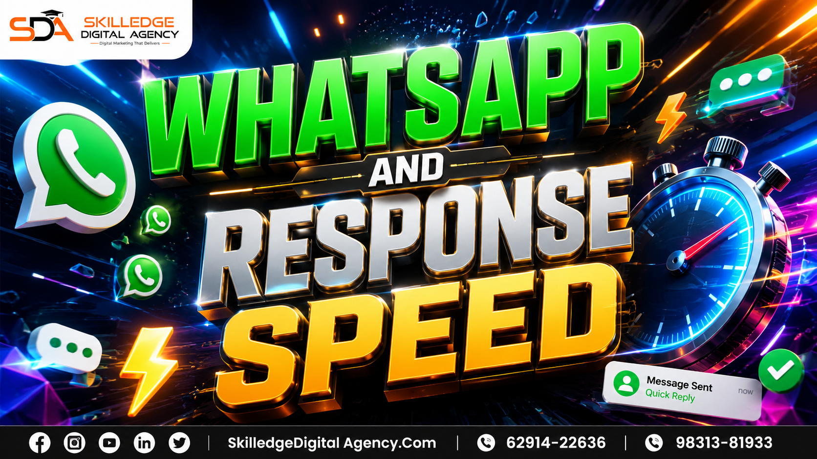 WhatsApp and response speed: Digital Marketing for Interior Designers: Getting Clients Online