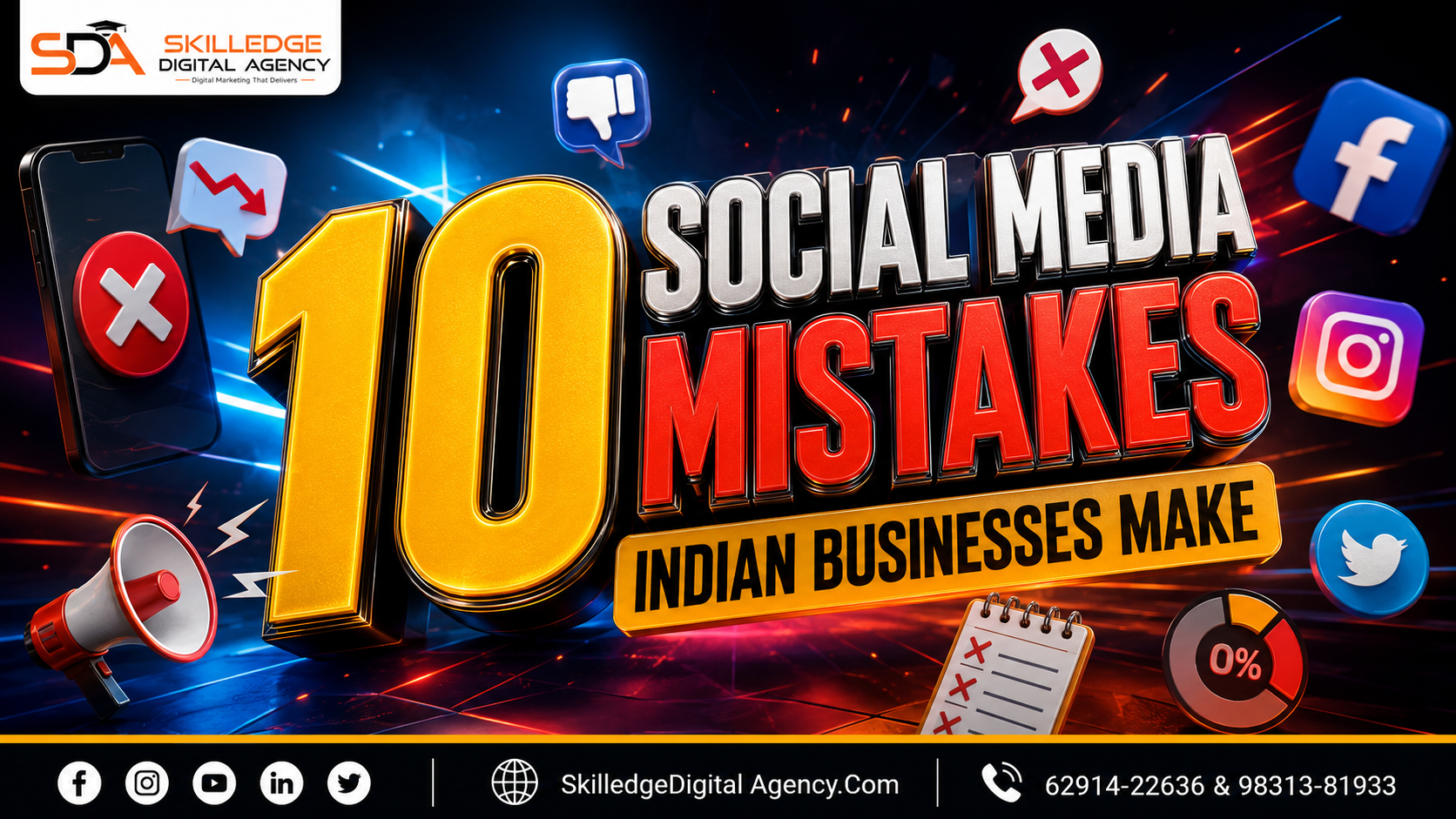 10 Social Media Mistakes Indian Businesses Make