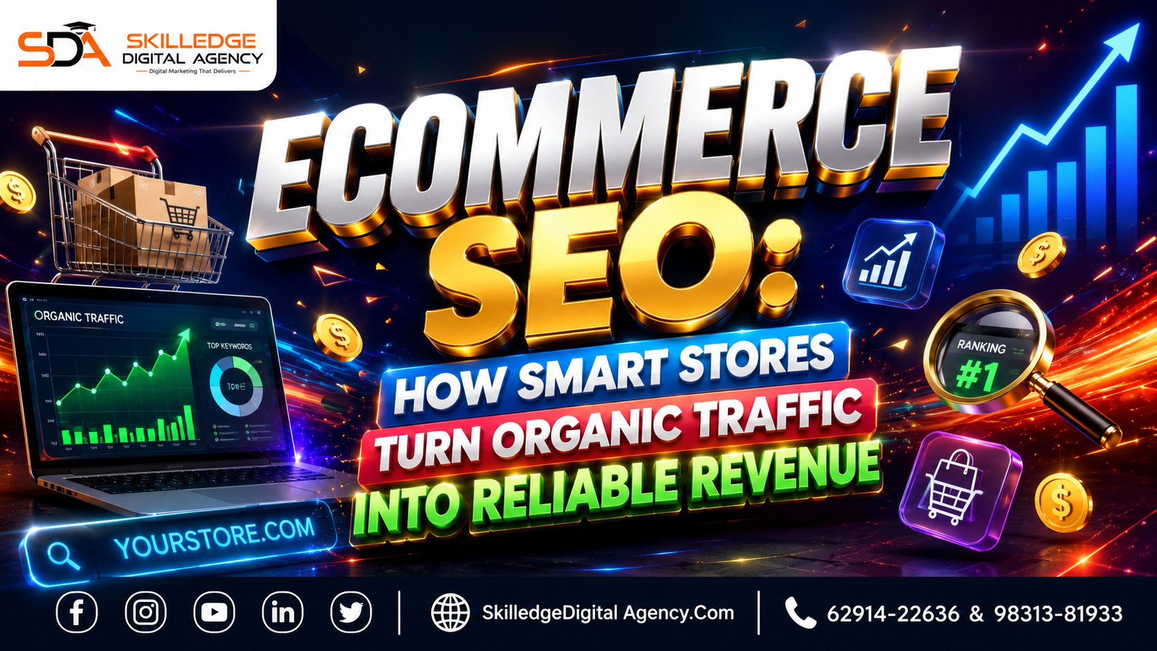 Ecommerce SEO How Smart Stores Turn Organic Traffic Into Reliable Revenue