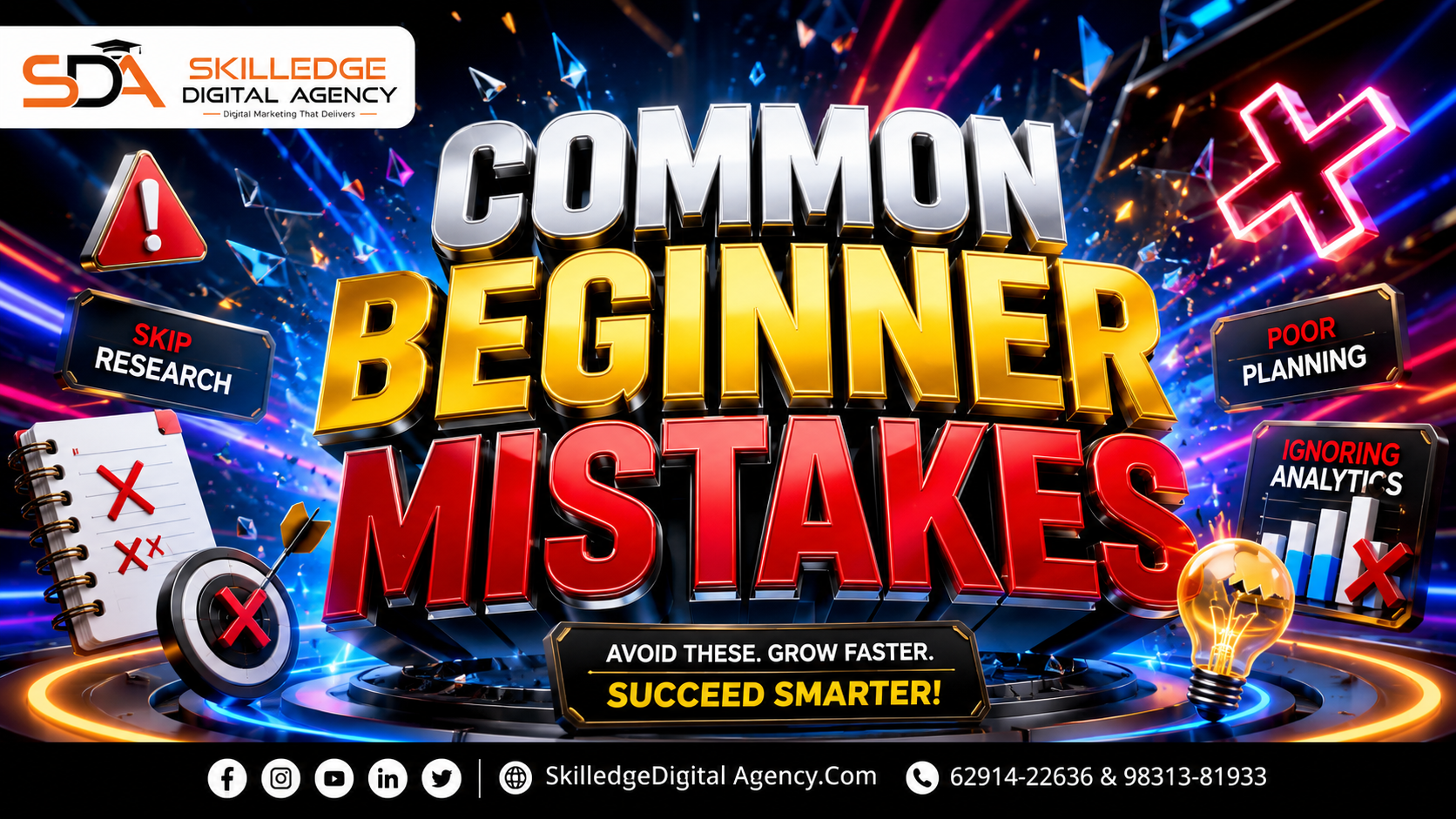 Common beginner mistakes: How to set up your first Google Ads campaign step by step