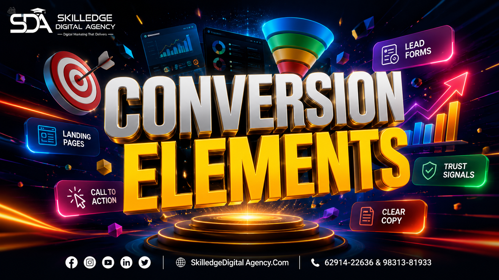 Conversion elements