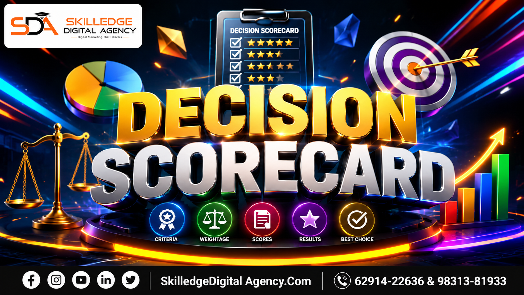 Decision scorecard: How to choose the right social media platform for your business