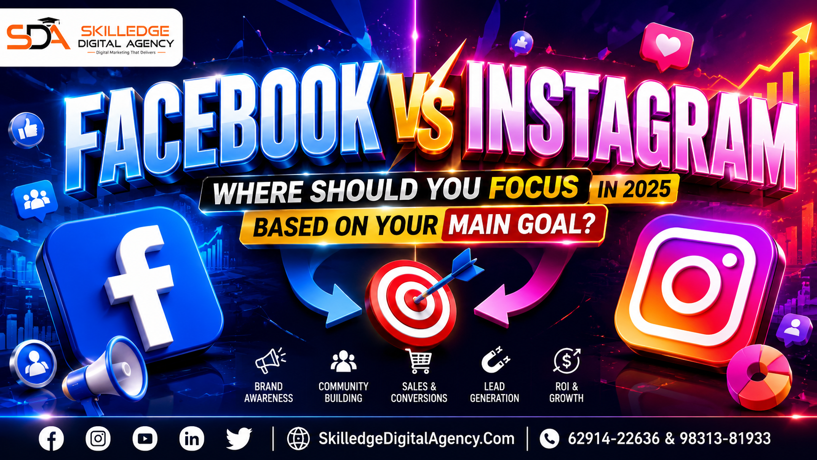 Facebook vs Instagram where should you focus in 2025 based on your main goal