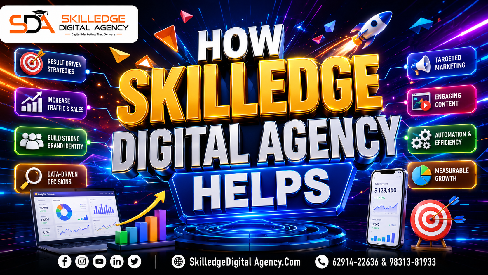 How Skilledge Digital Agency helps: Facebook Ads for small business: a beginner's guide