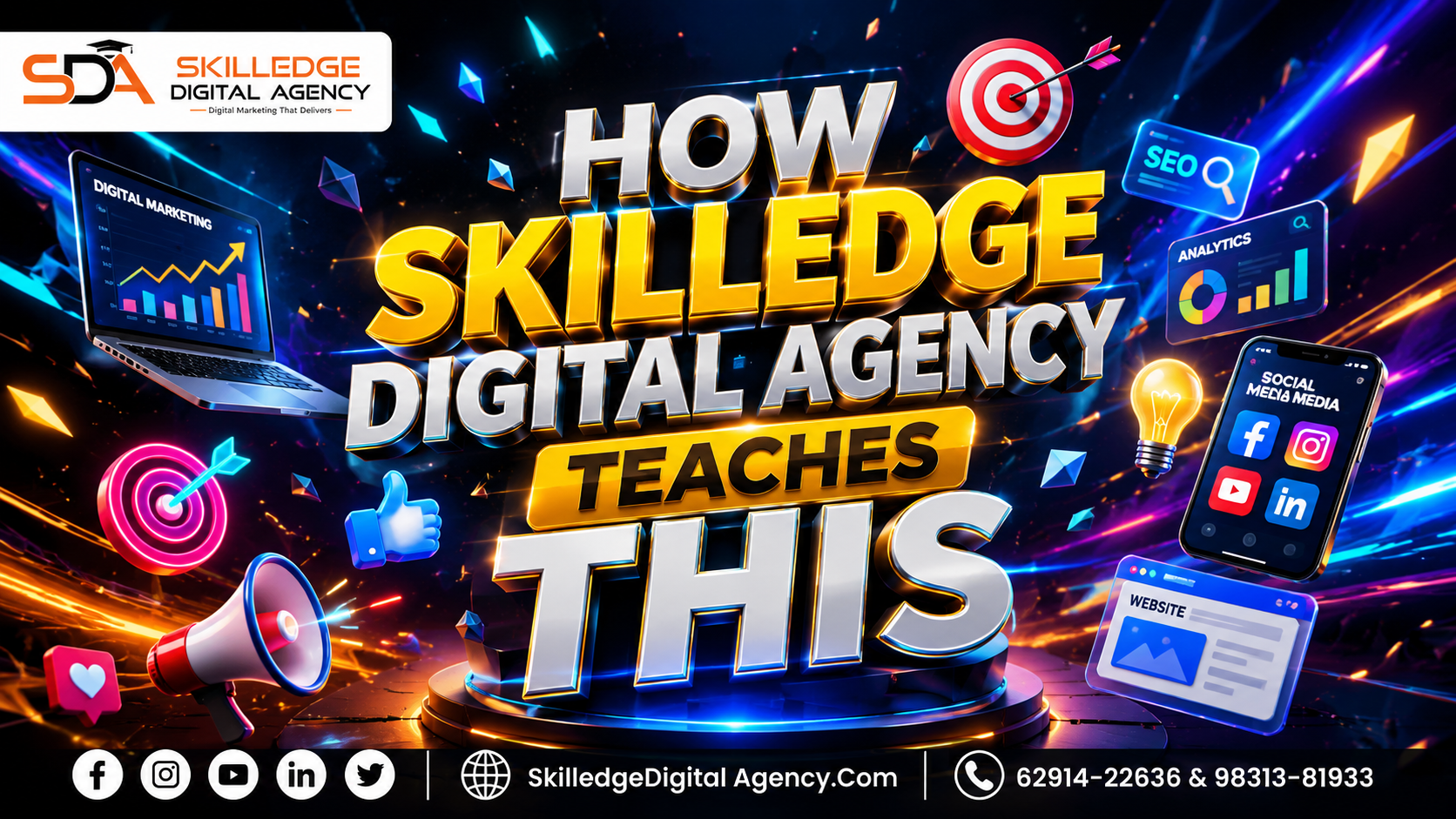 How Skilledge Digital Agency teaches this: How to set up your first Google Ads campaign step by step