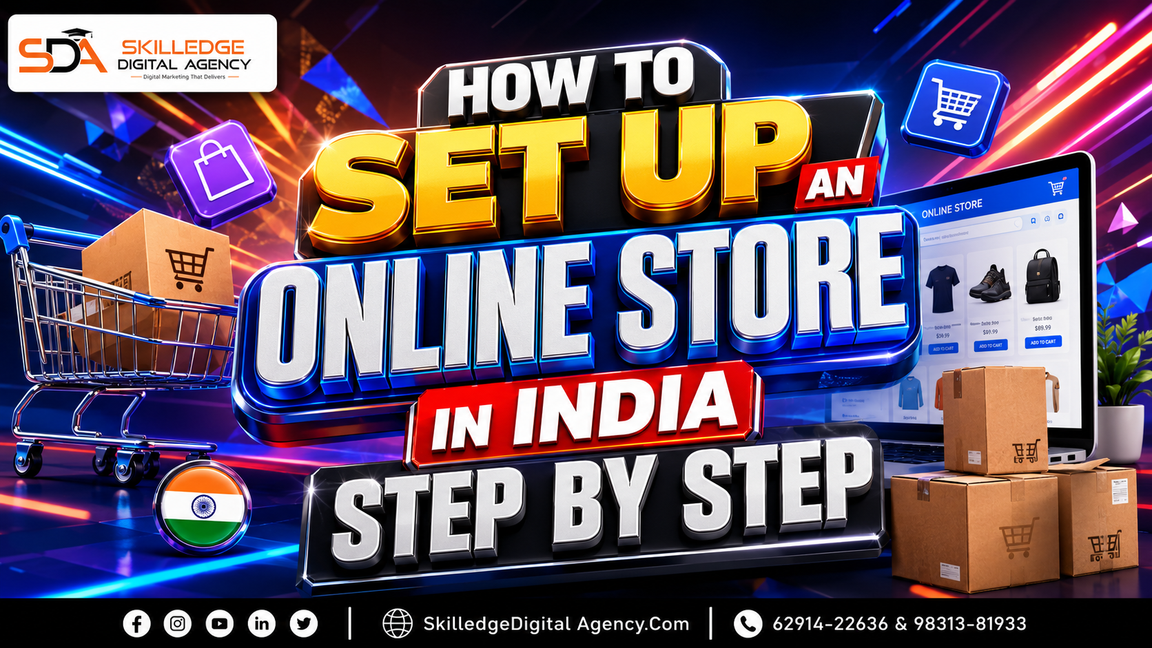 How to Set Up an Online Store in India Step by Step