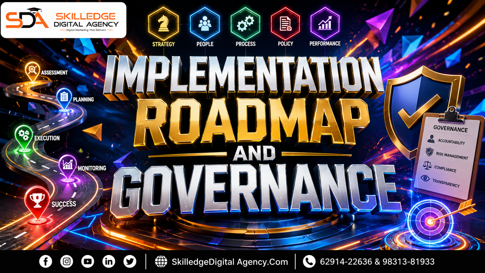 Implementation roadmap and governance