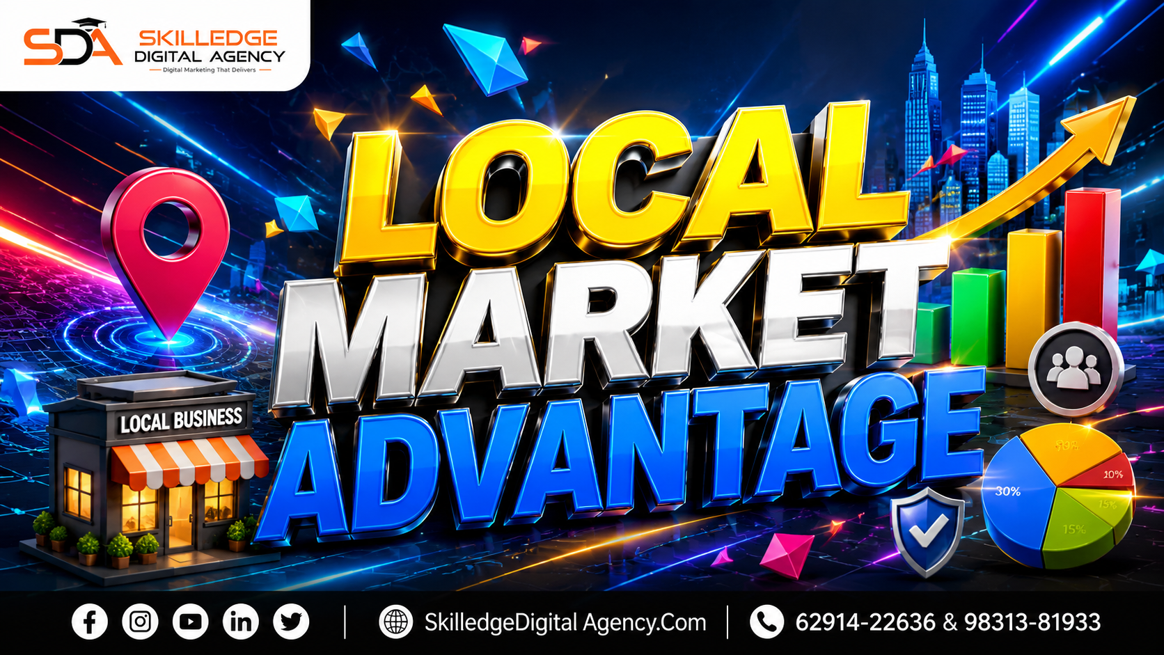 Local market advantage: Digital marketing for event management companies