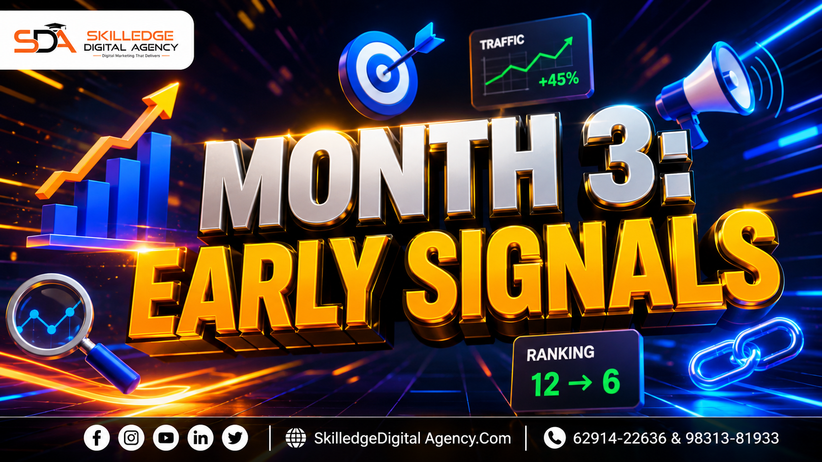 Month 3 Early Signals: How long does SEO take to show results?