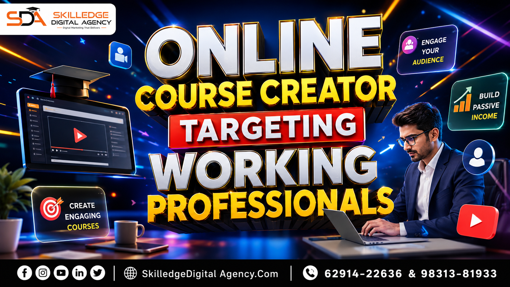 Online course creator targeting working professionals