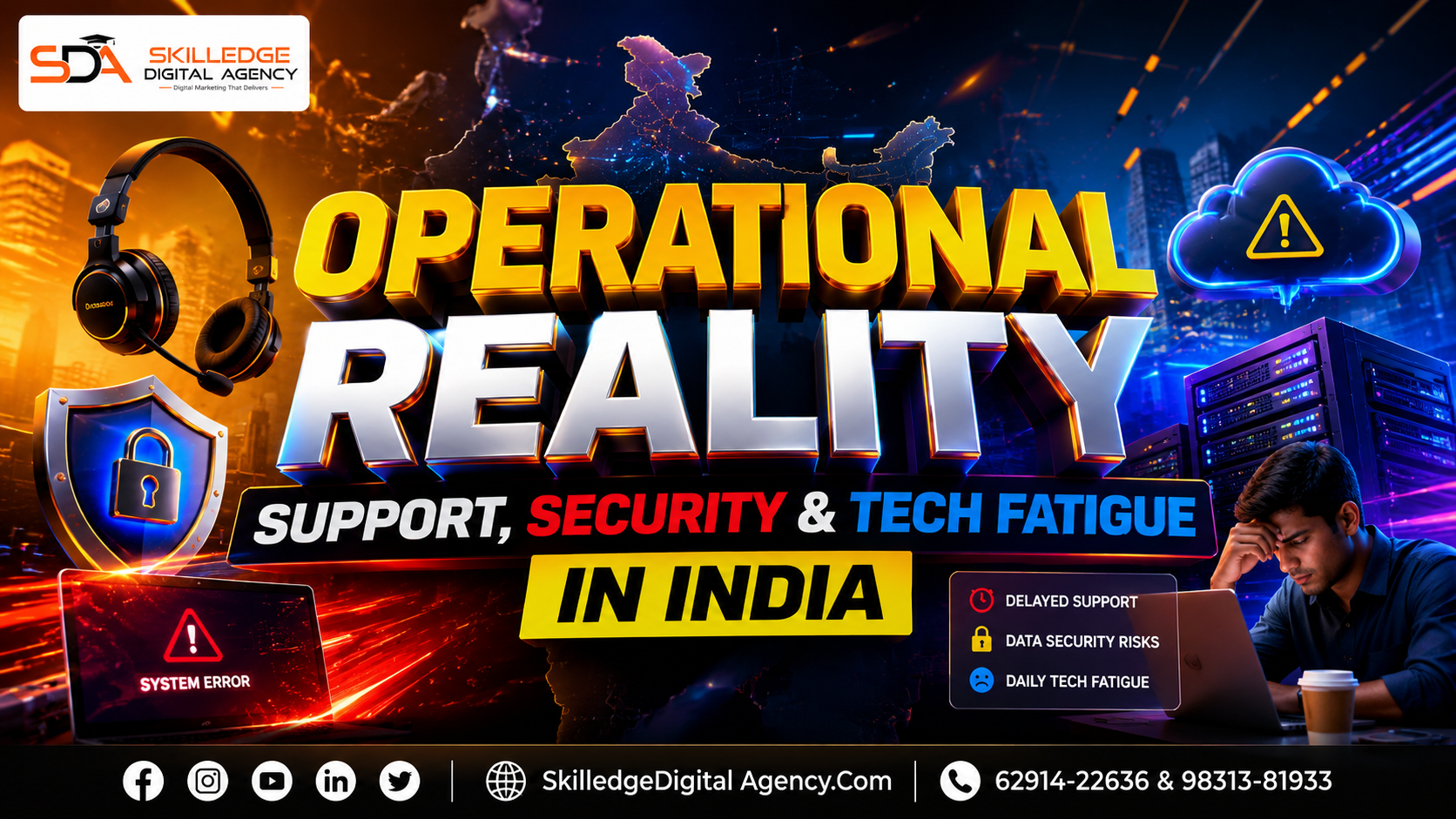 Operational Reality – Support, Security & Tech Fatigue in India
