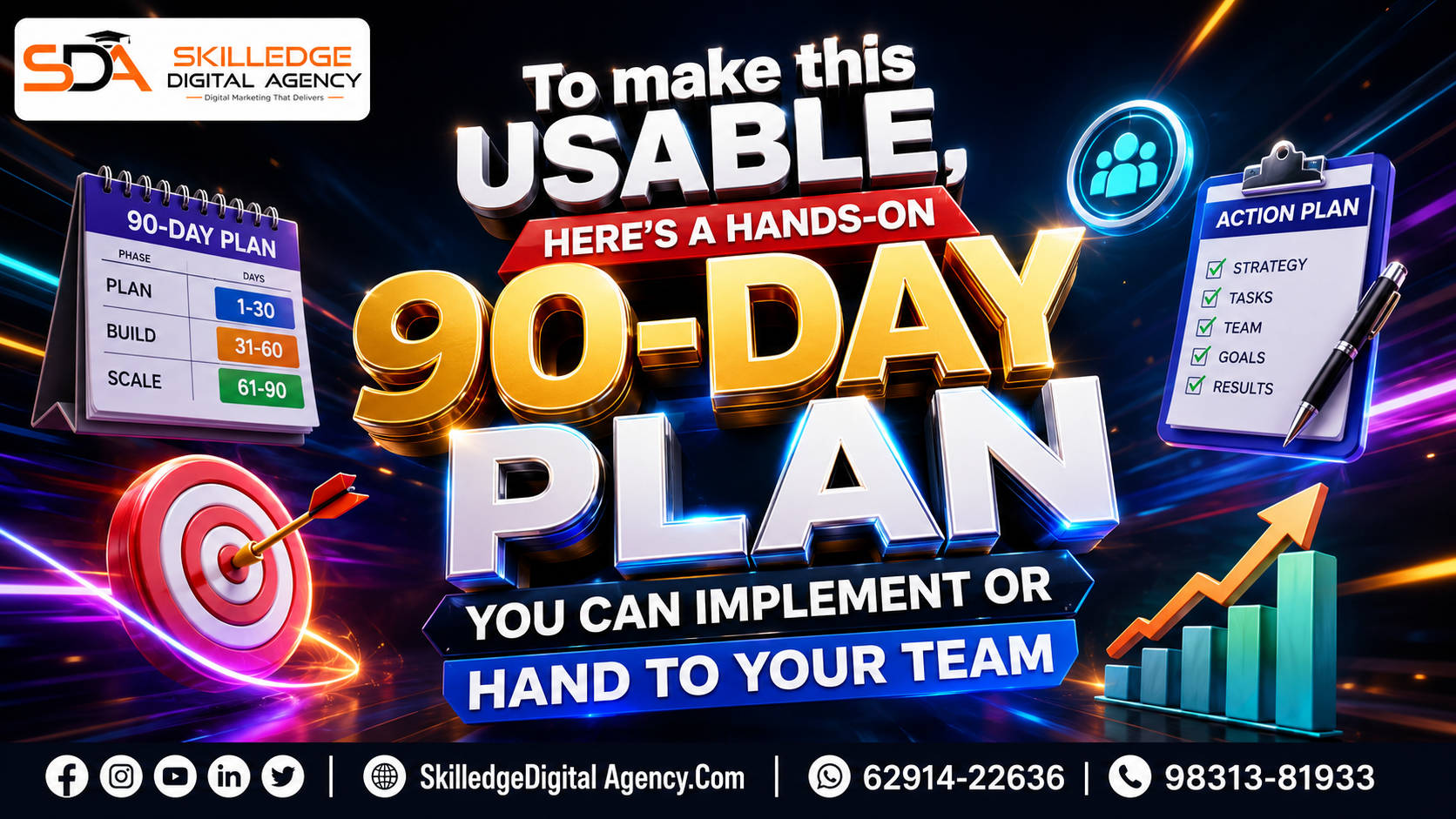To make this usable, here’s a hands-on 90-day plan you can implement or hand to your team