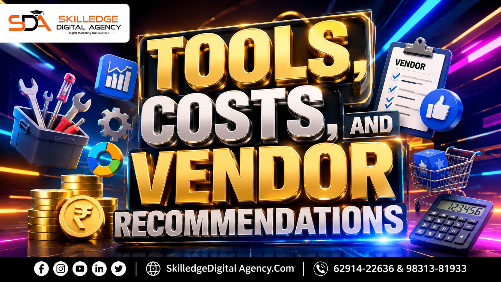 Tools, costs, and vendor recommendations