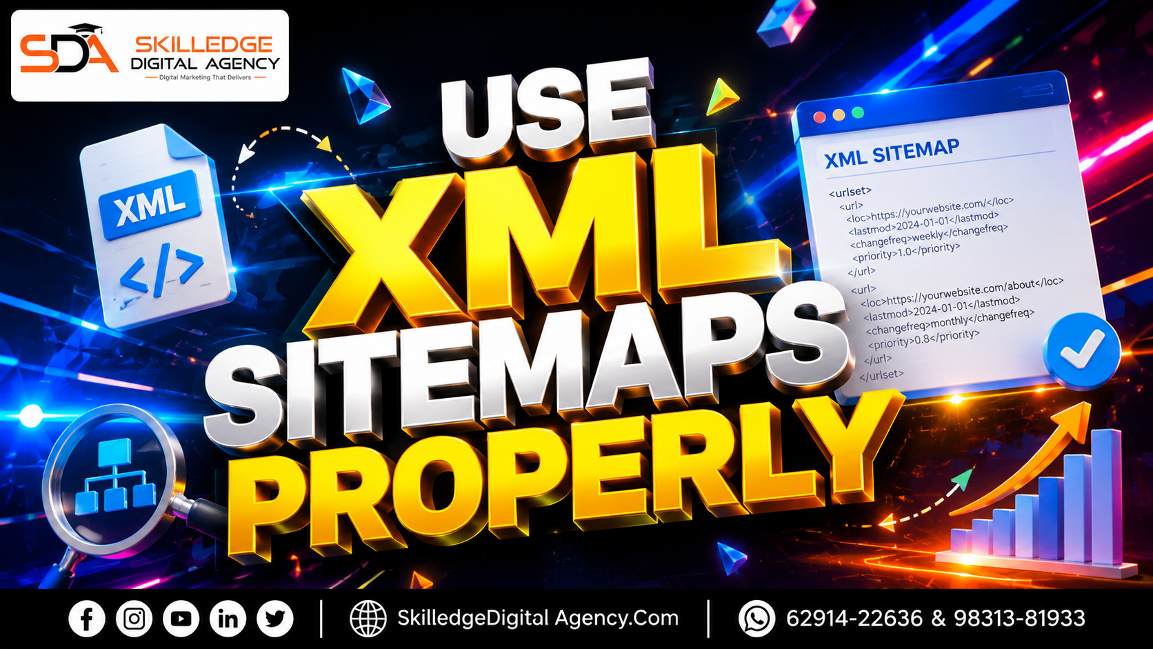 Use XML sitemaps properly