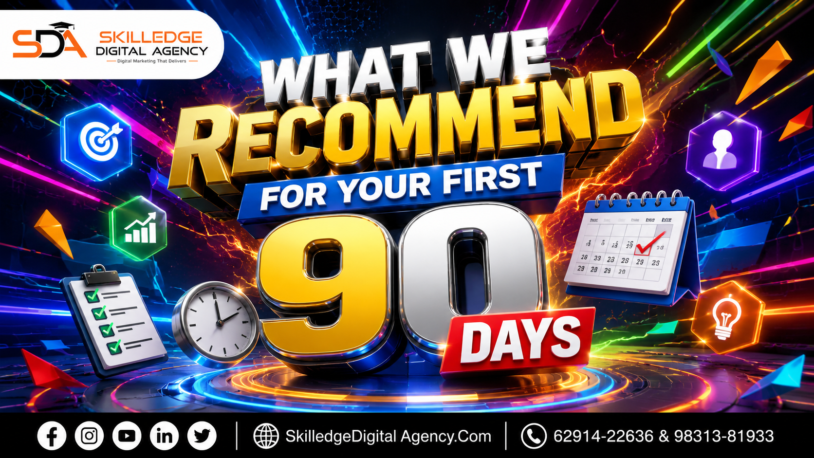 What we recommend for your first 90 days