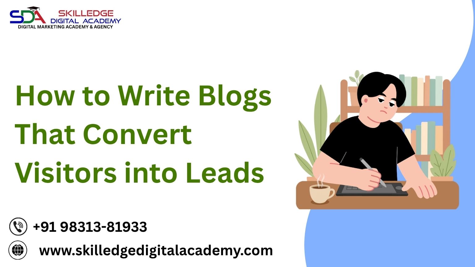 Digital marketing strategist writing high-converting blog content