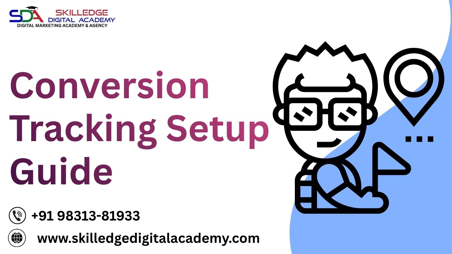 Digital marketing dashboard showing conversion tracking metrics and goal completions