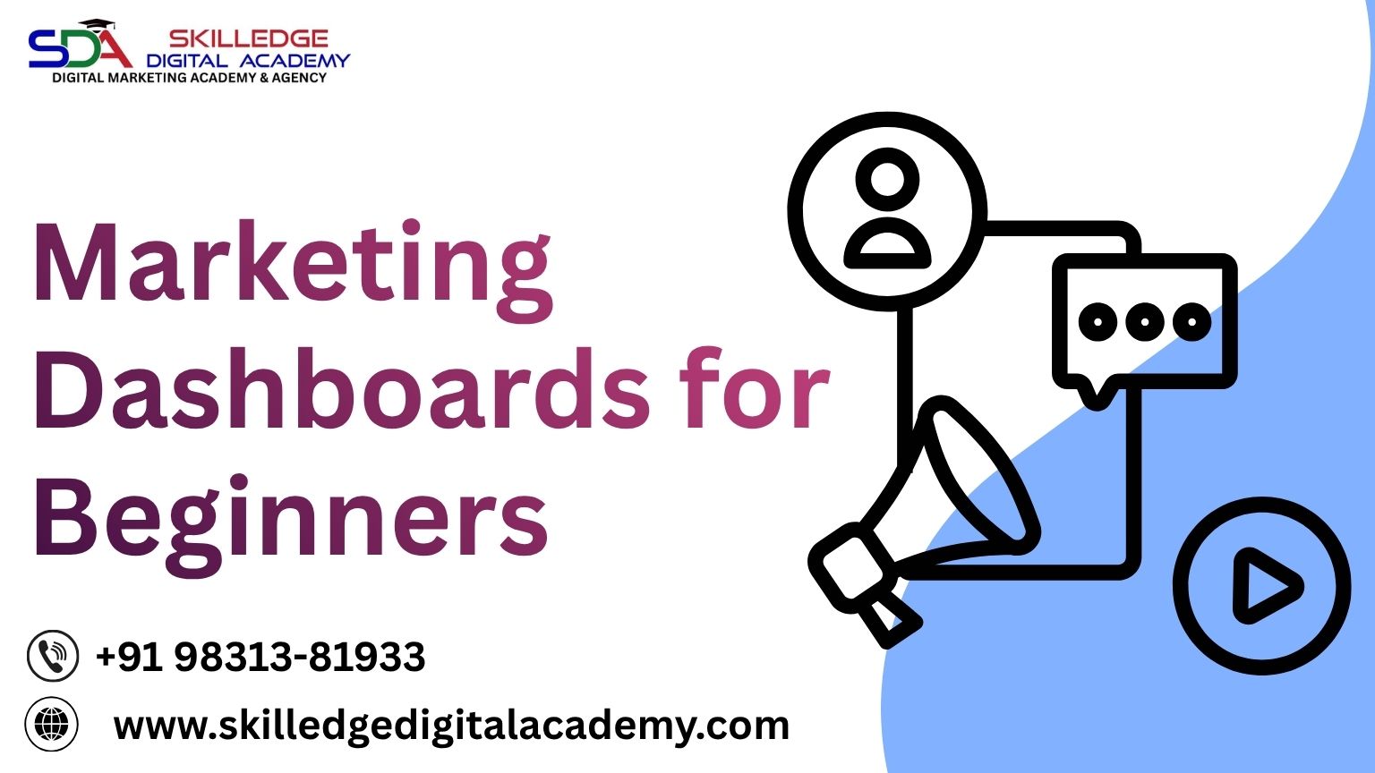 Digital marketing dashboard showing traffic, conversions, and campaign performance metrics