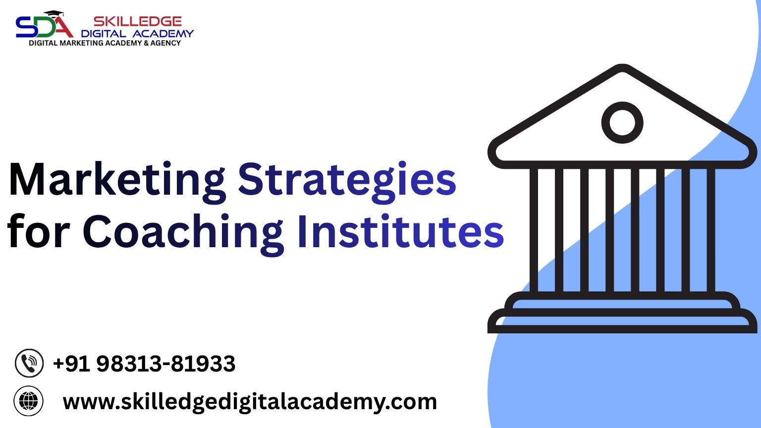 Students attending a coaching class while interacting with digital marketing tools