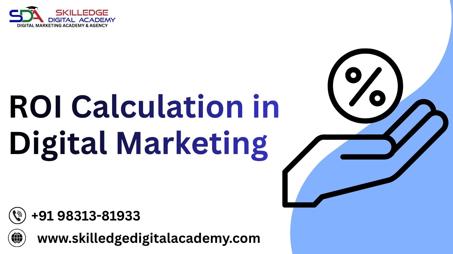 Digital marketing dashboard showing ROI performance metricsc