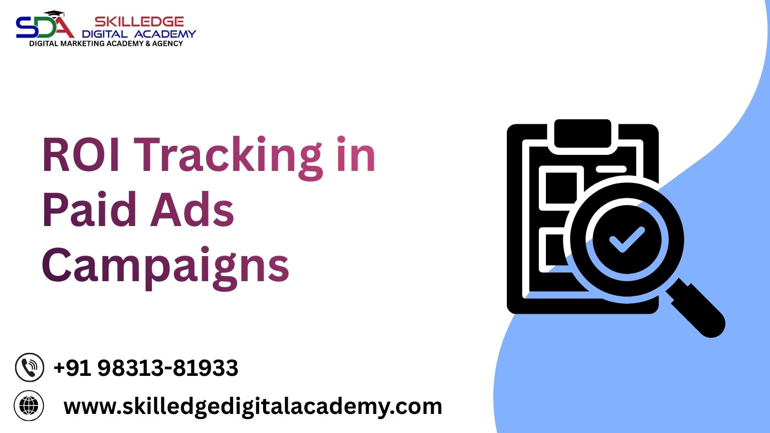 Dashboard showing ROI tracking for paid ads campaigns