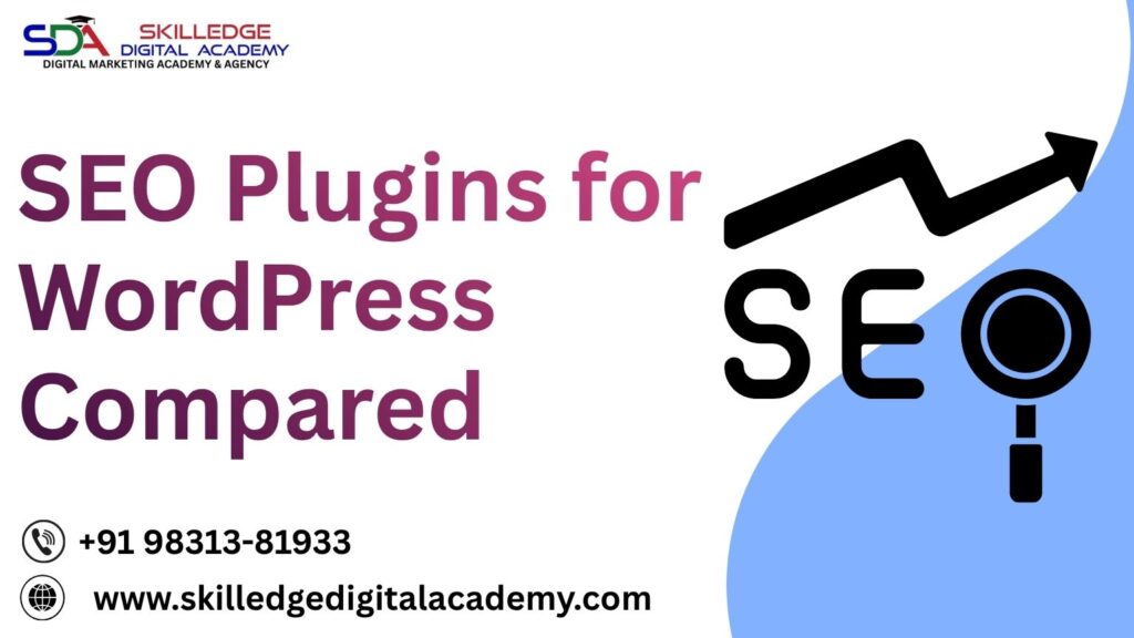 WordPress dashboard showing SEO plugin settings and performance metrics
