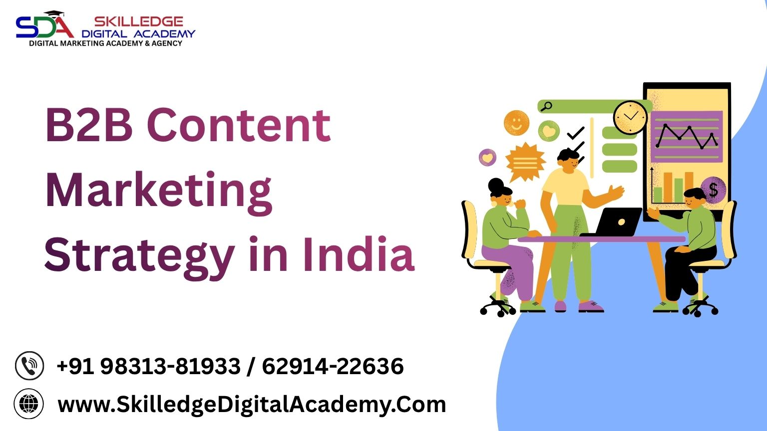 B2B content marketing strategy planning session in India