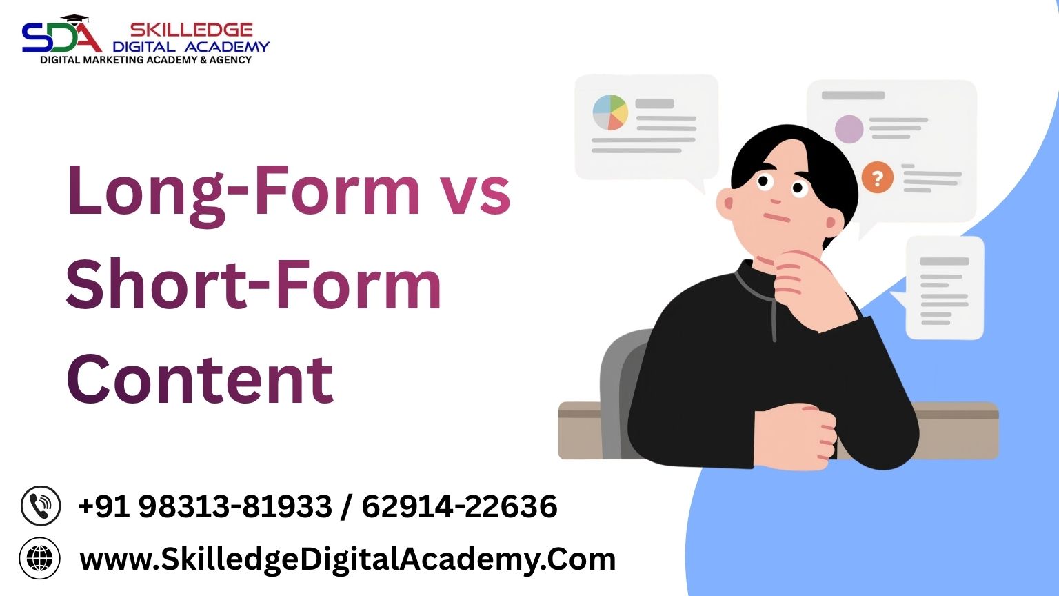 Comparison of long-form and short-form content strategies