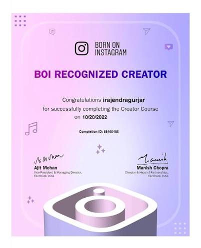 instagram certification